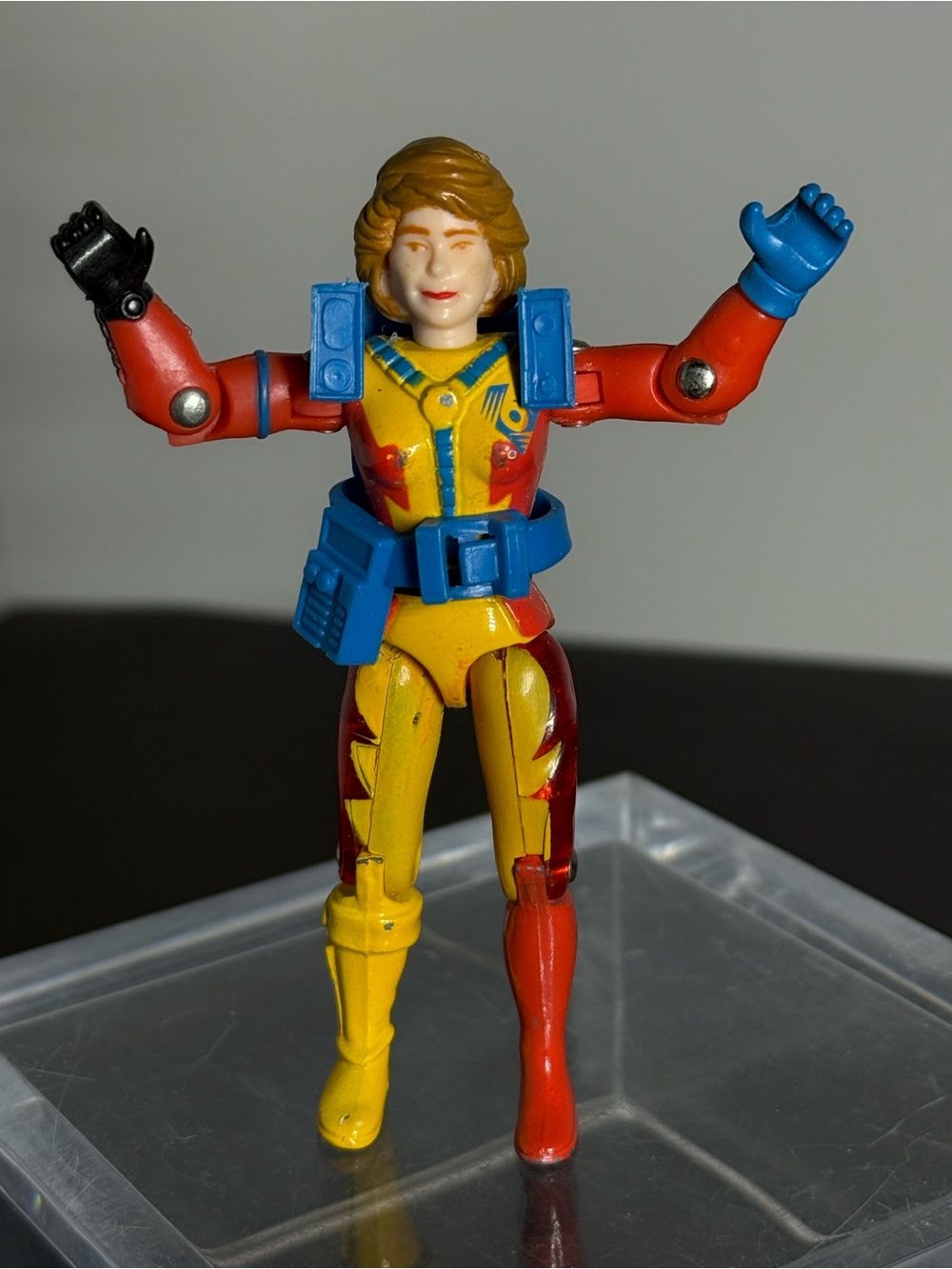 Vintage 1986 Bionic Six HELEN (Mother-1) Die-Cast Figure LJN Complete